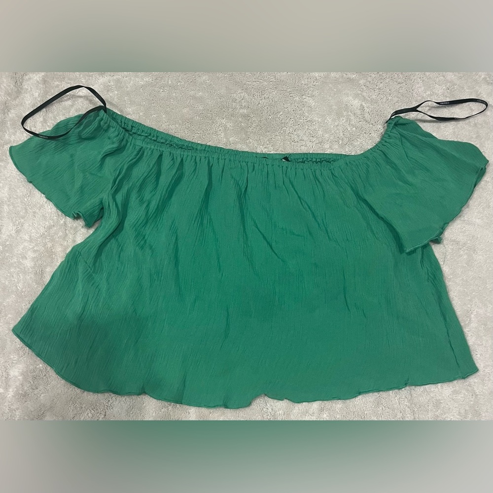 Off the shoulder flowy top